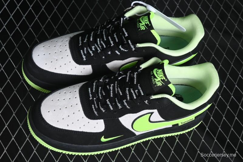 Nike Air Force 1 '07 Low Supreme Collaboration - Night Glow Low-Top Casual Sneakers - DF0188-009