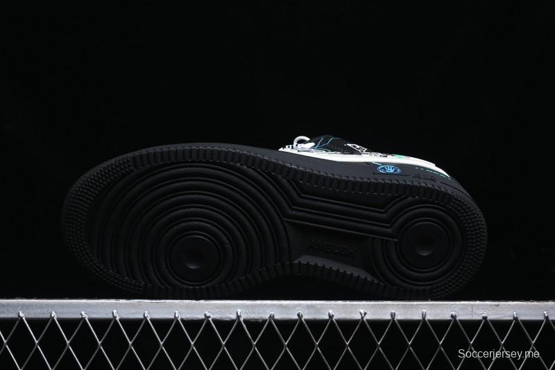 Nike Air Force 1 '07 Low Punk Future Cyberpunk Style Casual Sneakers - DV3464-011