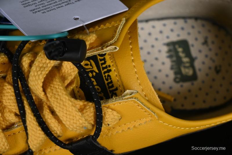 Onitsuka Tiger Mexico 66 Low-Top Leather Sneakers with Lace-Up Design - DL408-0490