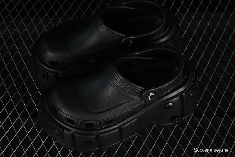 Balenciaga Hardcrocs Slide EVA Round-Toe Ultra Thick Sole Clog Sandals - W1S8N1010