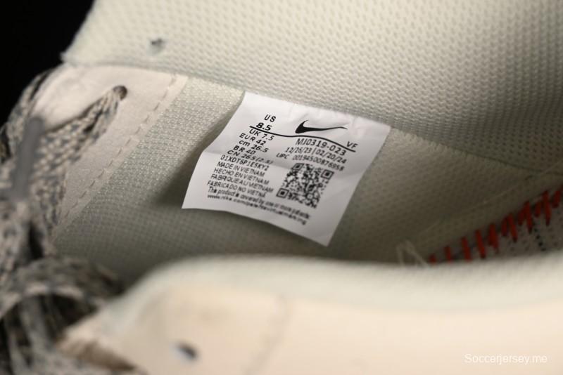 Nike Air Force 1 '07 Low Classic Grey Silver Swoosh Starry Sneakers - MJ0319-023