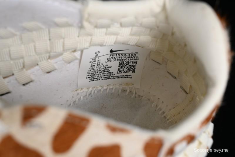 Nike Air Footscape Woven Asymmetrical Weave Slip-Resistant Low-Top Lifestyle Casual Shoes - FB1959-100