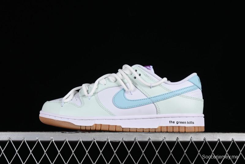 Nike Dunk Low Bubble Sea Salt SB Low-Top Casual Skate Shoes - FD9922-151