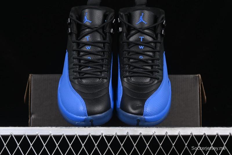 Nike Air Jordan 12 Retro Basketball Shoes with Game Royal Colorway - 130690-014