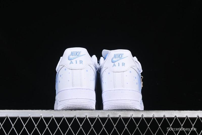 Nike Air Force 1 '07 Low Snow Tie-Dye Casual Sneakers with Lace-Up Closure - ZH0316-057