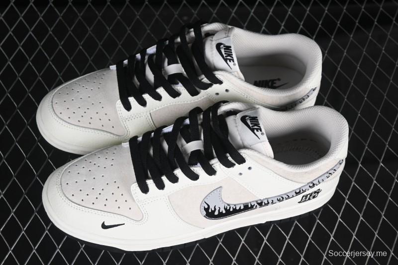 Nike SB Dunk Low UN Collaboration Anniversary Custom Sneakers with Black Swoosh - DJ2024-068