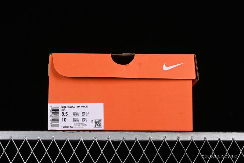 Nike Revolution 7 Wide Low-Top Running Shoes with Breathable Mesh and Durable Cushioning - FB2207-402