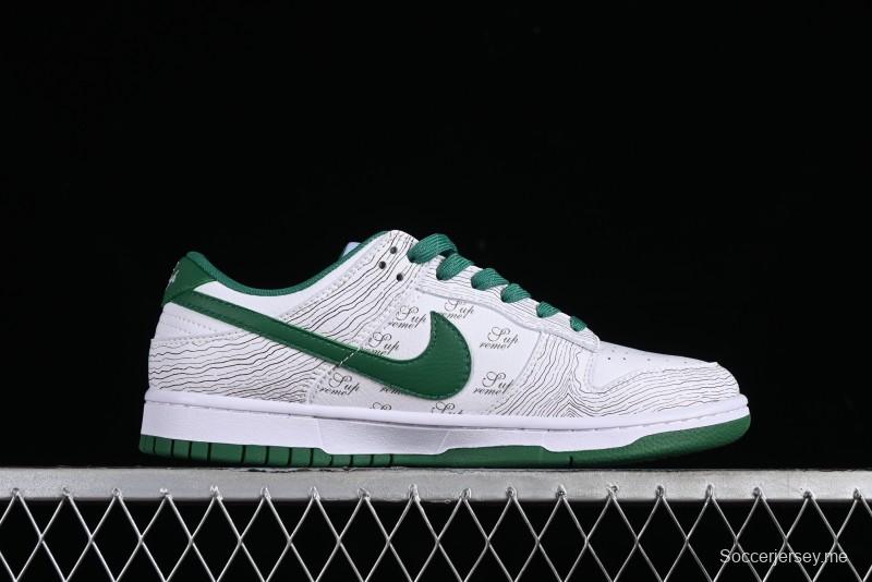 Supreme x Nike Dunk Low SB Skate Shoes with Zoom Air Cushion - XD6188-033