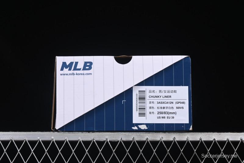 New York Yankees Chunky Liner Mid Denim Monogram Platform Sandals - 3ASXCA12N50IVS