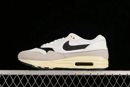Nike Air Max 1 Retro Running Shoes with Half-Sole Air Cushion - HJ3498-007