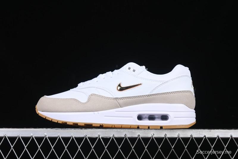 Nike Air Max 1 Retro Running Shoes with Half-Sole Air Cushion - AA0512-100