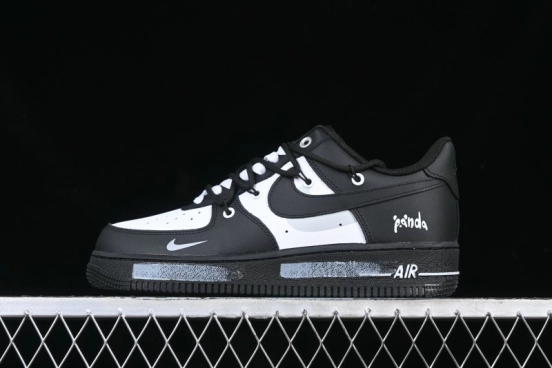 Nike Air Force 1 '07 Low Panda Smiley Low-Top Casual Sneakers - CV9879-542