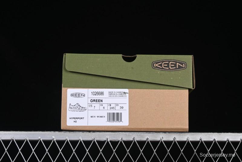 Keen Newport H2 Outdoor Sports Water Sandals with Drainage and Toe Protection - 1026686GREEN