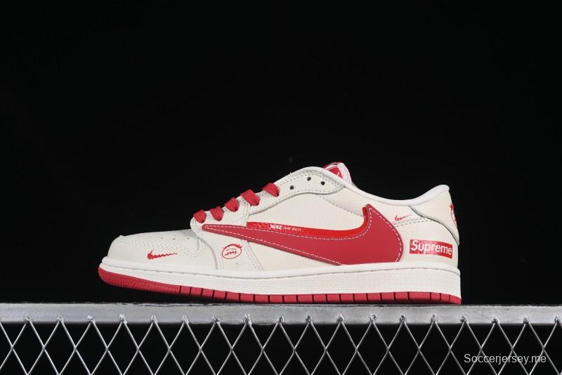 Nike Travis Scott x Fragment Design x Air Jordan 1 Low OG SP Sneakers - XS2024-006