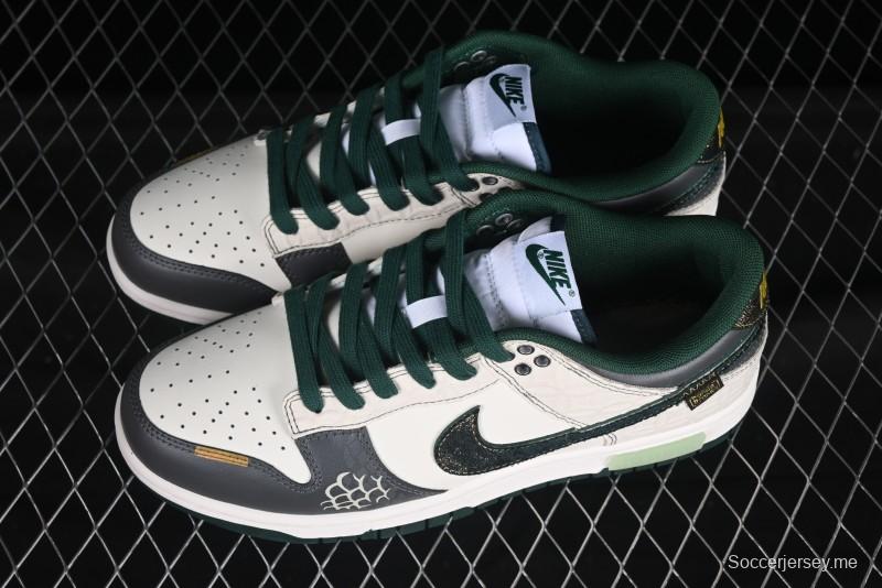 Nike Dunk Low Year of the Dragon Anniversary Premium Custom Low-Top Casual Sneakers - DV0833-111