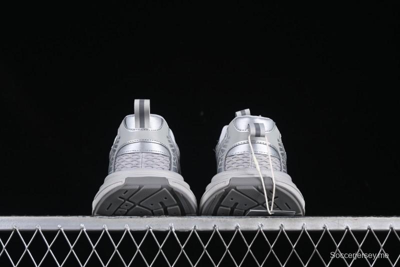 GG-CC Casual Running Shoes with Asymmetrical Design - 5509 Silver