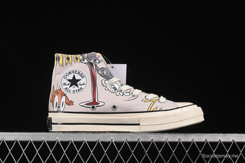 Converse Chuck Taylor All Star 1970s High Top Tom and Jerry Themed Casual Sneakers - A15111C