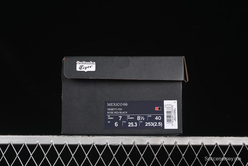 Onitsuka Tiger Mexico 66 Low-Top Leather Sneakers for Casual Running - 1183B771-700