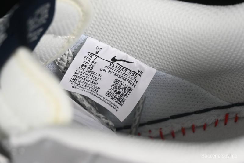 Nike Air Force 1 '07 Low Stussy Double Flame Casual Sneakers with Full-Length Air Cushion - XS1958-555