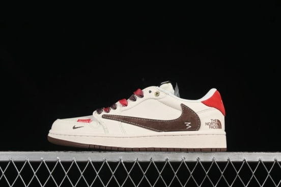 Nike Travis Scott x Fragment Design x Air Jordan 1 Low OG SP AJ1 Low Top Casual Sneakers - FC1688-213