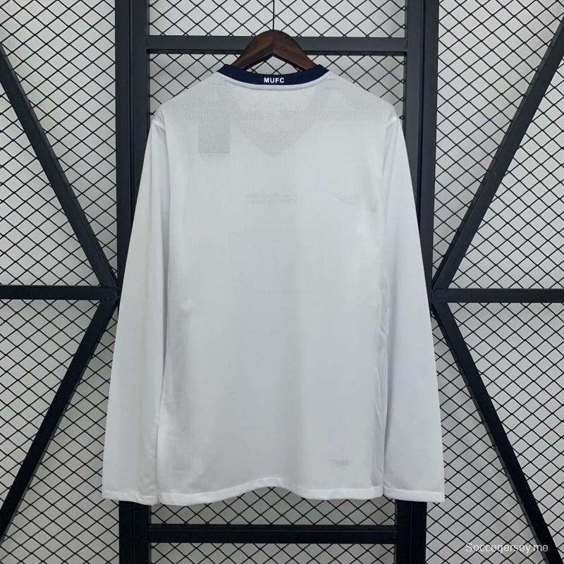08/09 08/09 قميص ريترو مانشستر يونايتد في دوري أبطال أوروبا نسخة ذهاباً وإياباً