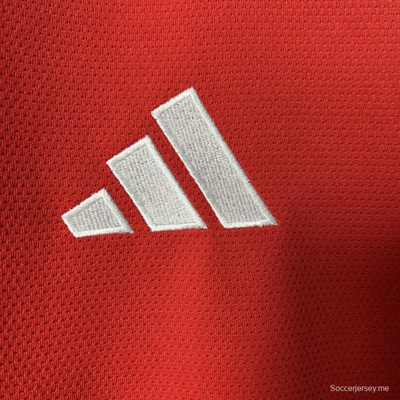 25/26 قميص أرضي بأكمام طويلة الأكمام من نادي انترناسيونال البرازيل