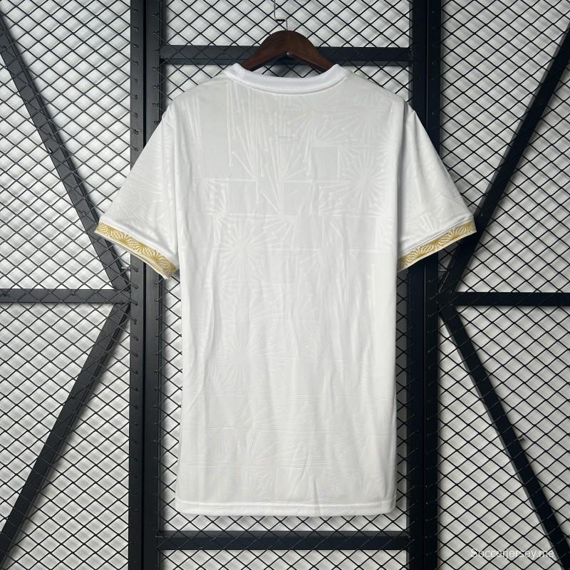 2025 قميص أبيض اللون أبيض كأس المكسيك الذهبي 2025