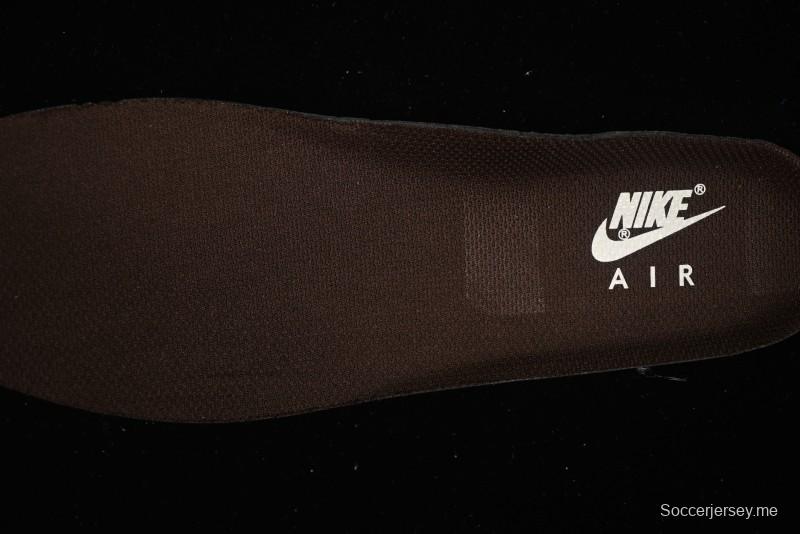 حذاء نايك اير فورس 1 '07 منخفض من نايك اير فورس 1 '07 بالتعاون مع بابي حذاء رياضي كاجوال بيج بني بنقوش جرافيتي سووش - DF0188-061