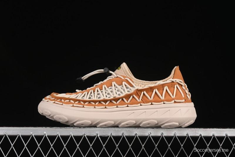 صنادل كين يونيك فلات-إم المنسوجة المرنة في الهواء الطلق للمشي والأنشطة المائية - 1014097 بني