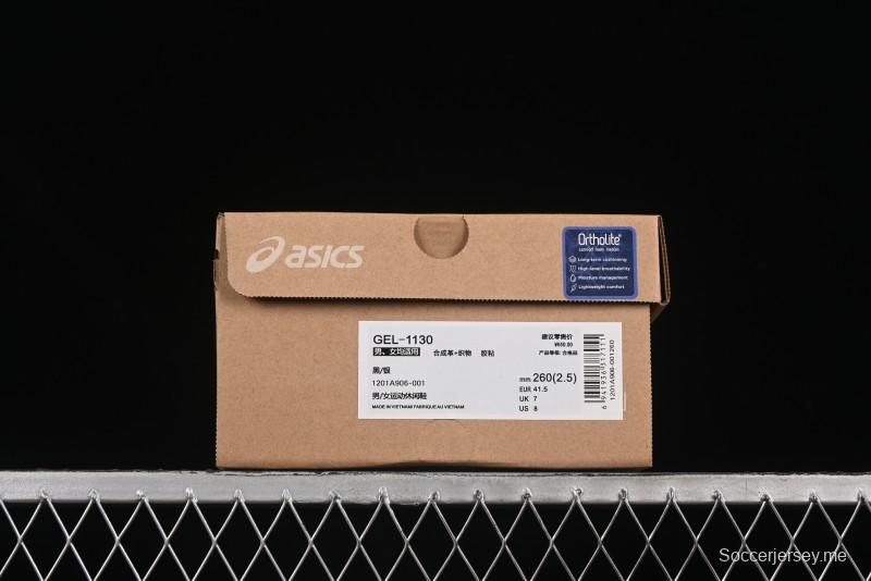 حذاء الجري الكاجوال الكاجوال GEL-1130 من اسيكس تايجر GEL-1130 ذو الكعب المنخفض بتصميم خارجي وتوسيد جل - 1201A906-001