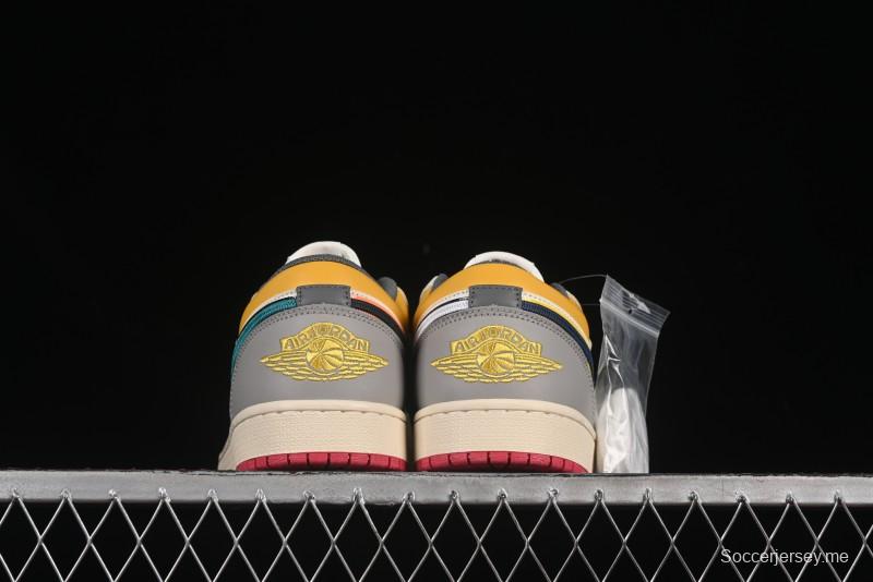 حذاء نايك اير جوردان 1 لاو AJ1 AJ1 سنيكرز سووش كاجوال من نايك - HV4511-133