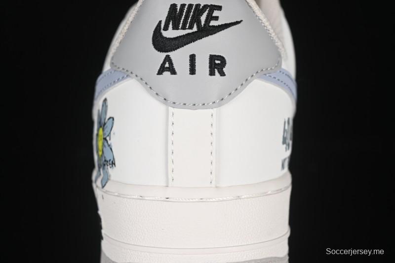 حذاء نايك اير فورس 1'07 المنخفض "الزهرة الزرقاء الصغيرة" الرياضي الكاجوال - FB1893-888