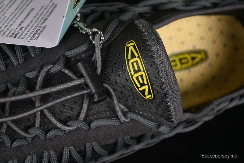 صندل رياضي مسطح منسوج بحزام مطاطي منسوج بحزام مطاطي للرياضات المائية الخارجية من كين يونيك - 1014097