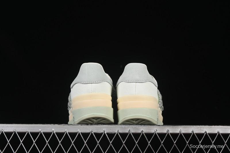 أديداس أوريجينالز جازيل بولد JR8373 حذاء رياضي منخفض الساق من أديداس أوريجينالز بنعل سميك لمقاومة الانزلاق والمتانة - JR8373