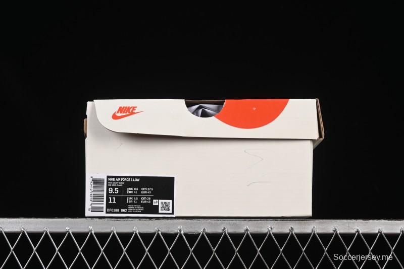 حذاء نايك اير فورس 1'07 المنخفض من نايك اير فورس 1'07 بالتعاون مع بالنسياغا حذاء رياضي كاجوال أزرق منسوج ذو علامة زرقاء - DF0188-062