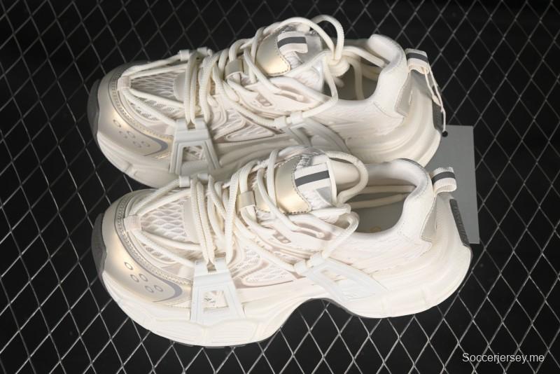 GG-CC سلسلة أحذية رياضية رياضية منخفضة مكتنزة ذات تصميم رياضي منخفض - 5515 شامبانيا