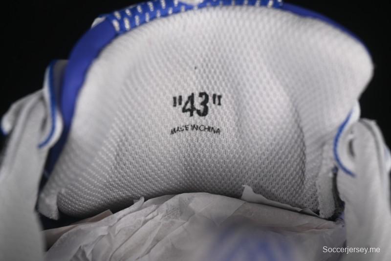 حذاء سنيكرز "بي رايت" من أوف وايت باللون الأزرق الأبيض - X.E5