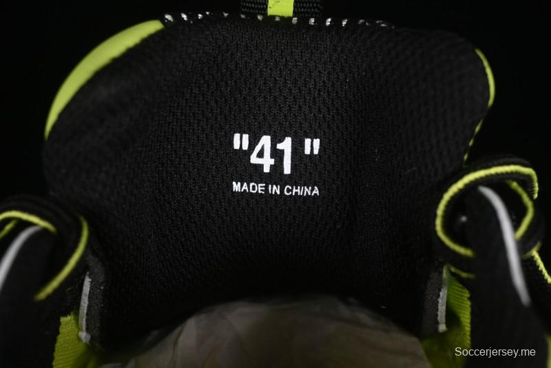 حذاء كاجوال كاجوال باللون الأبيض والأخضر من أوف وايت بي رايت - X.E5