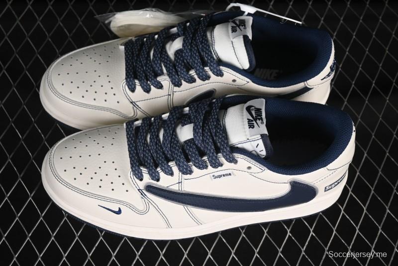 حذاء نايك ترافيس سكوت x Fragment Design x Air Jordan 1 Low OG SP SP الرياضي الكاجوال - DH0223-355