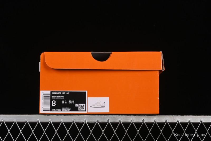 حذاء نايك اير فورس 1 '07 المنخفض من نايك اير فورس 1 '07 LV Collaboration Black Swoosh Logo Swoosh Logo Sneakers Casual - XX3168-160