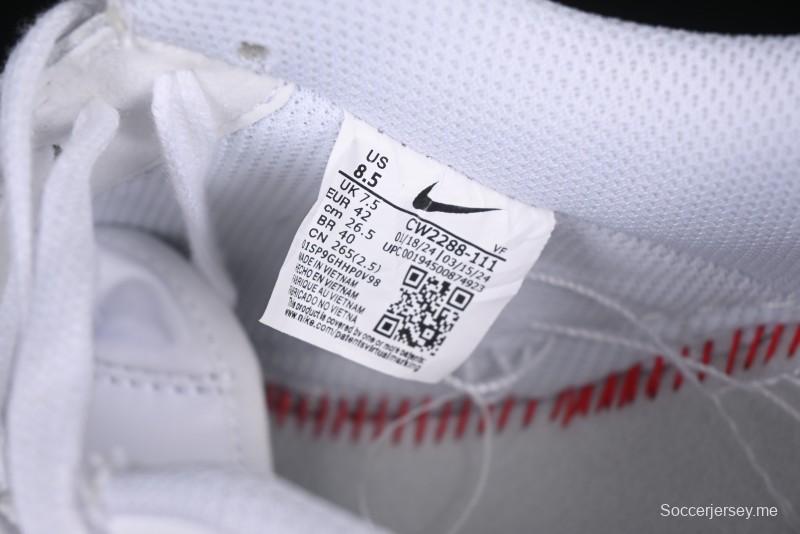 حذاء نايك اير فورس 1 '07 المنخفض نايك اير فورس 1 '07 منخفض مخصص رسمي ذو طراز ساخن 2D بطابع رسمي أبيض رمادي بطلاء رذاذ الطلاء الرمادي - CW2288-111