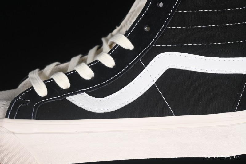 حذاء Fear of God x Vans Sk8-Hi ذو الكعب العالي من فانس باللون الأسود/الأبيض البسيط - VN0A2XS1ML5