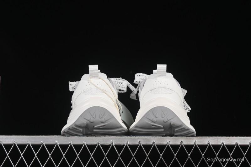 حذاء أبي كاجوال من الدانتيل الدانتيل سلسلة اللؤلؤ - 250310 أبيض