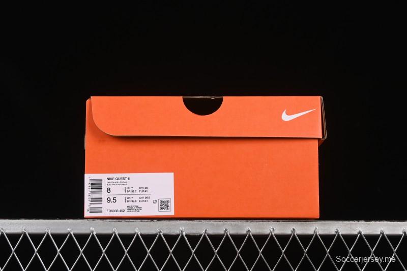 حذاء الجري نايك كويست 6 إكستريم سيريز المبطن خفيف الوزن - FD6033-402