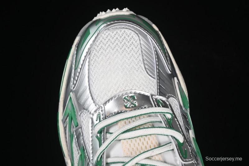 حذاء كاجوال كاجوال أخضر اللون أخضر بربطة عنق مصبوغة بالألوان من أوف وايت بي رايت - X.E5