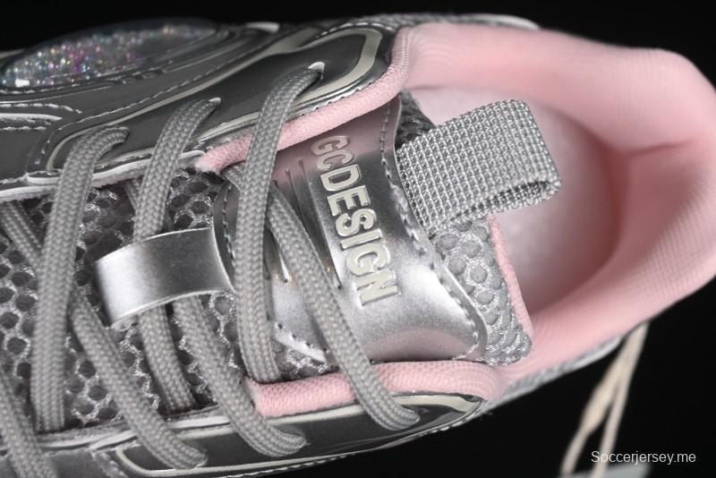 حذاء الجري الرياضي الكاجوال GG-CC بنعل رياضي بنعل هلالي وزيادة ارتفاع 5 سم - 668-1