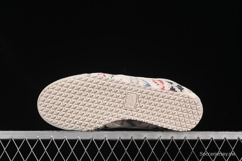 أونيتسوكا تايجر مكسيكو تايجر 66 حذاء رياضي جلدي منخفض الساق - 1183B648-100