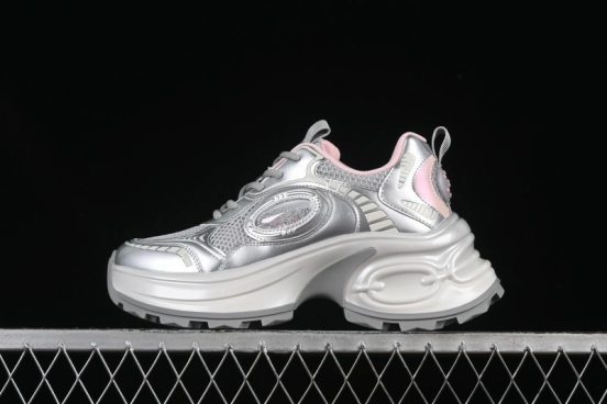 حذاء الجري الرياضي الكاجوال GG-CC بنعل رياضي بنعل هلالي وزيادة ارتفاع 5 سم - 668-1