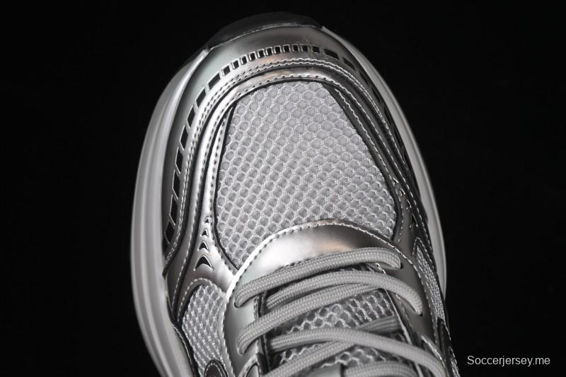 حذاء الجري الرياضي الكاجوال GG-CC بنعل هلالي ثلاثي الطبقات مع نعل رياضي ثلاثي الطبقات وارتفاع 5 سم - 668-1