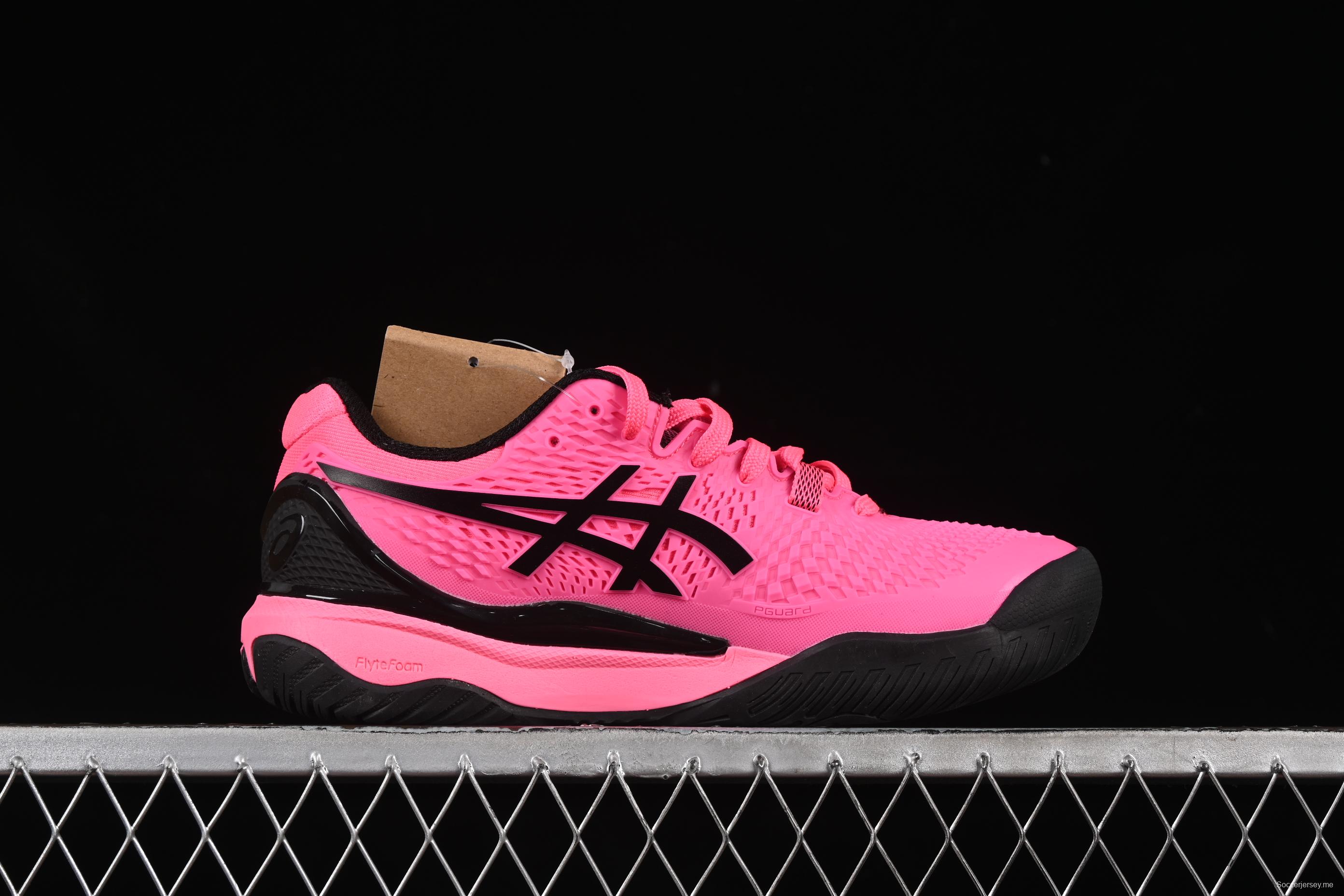 حذاء الجري جل-ريسوليوشن 9 ريترو من اسيكس جل-ريسوليوشن 9 مبطن كاجوال قابل للتنفس - 1041A330-700